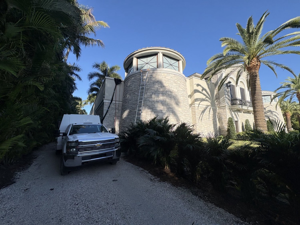 On a Naples estate job