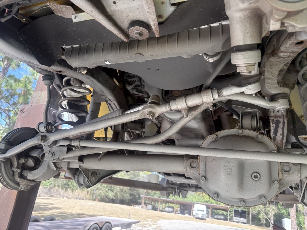 Undercarriage rust removal